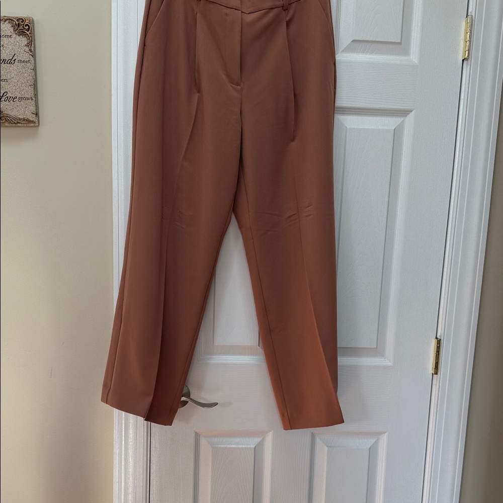 LOFT Women's Pink Wide Leg Pants - Picture 2 of 4